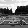 噴水のある公園