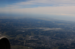 今朝の成田空港