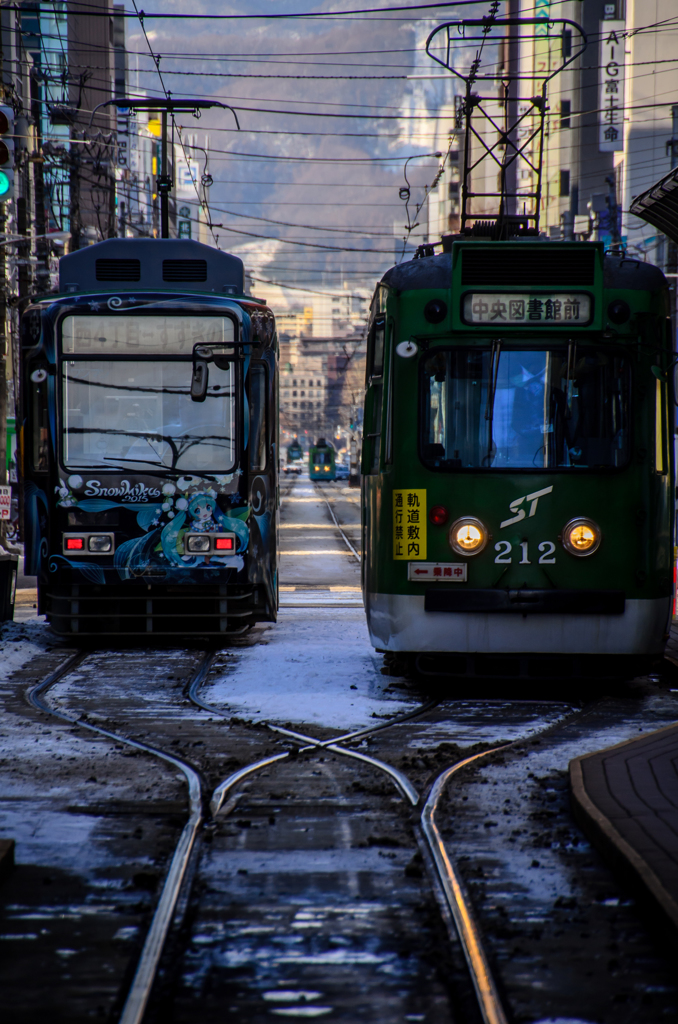 雪ミク電車2015