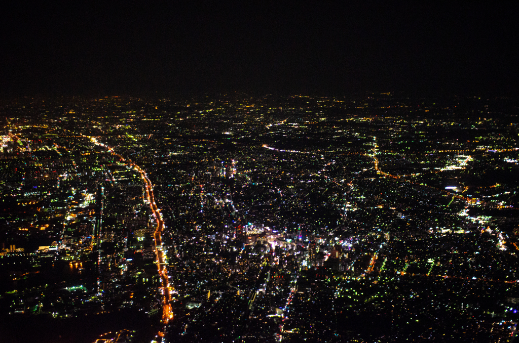 大晦日の夜景