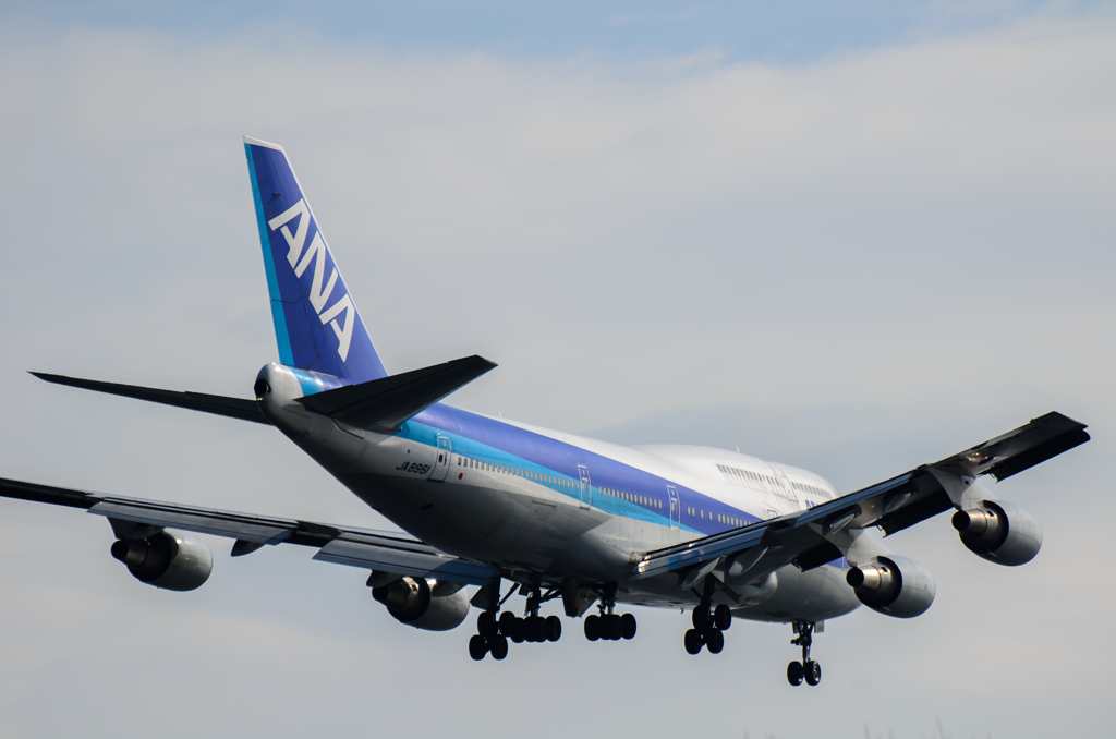 ありがとう、ANAの747。さようなら全日空のジャンボ。