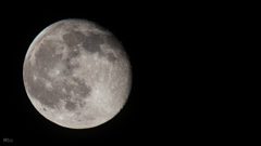 2015年06月04日　京都で見えた月