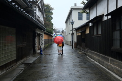 雨の倉敷