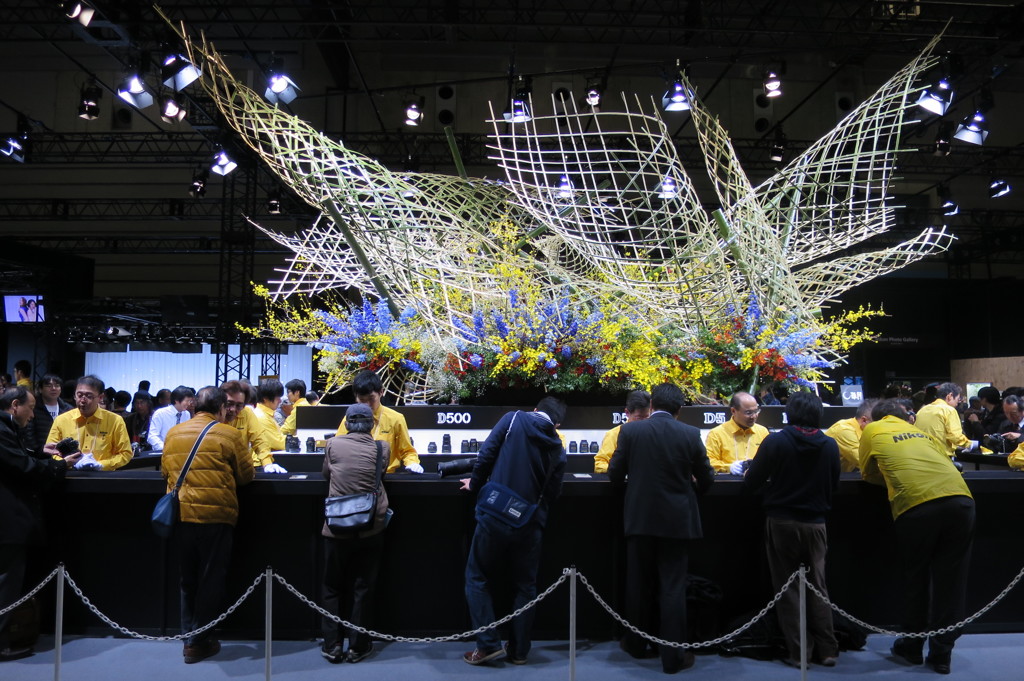 華やかなブース