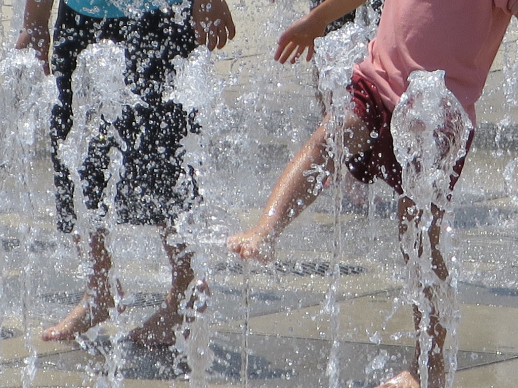水遊び