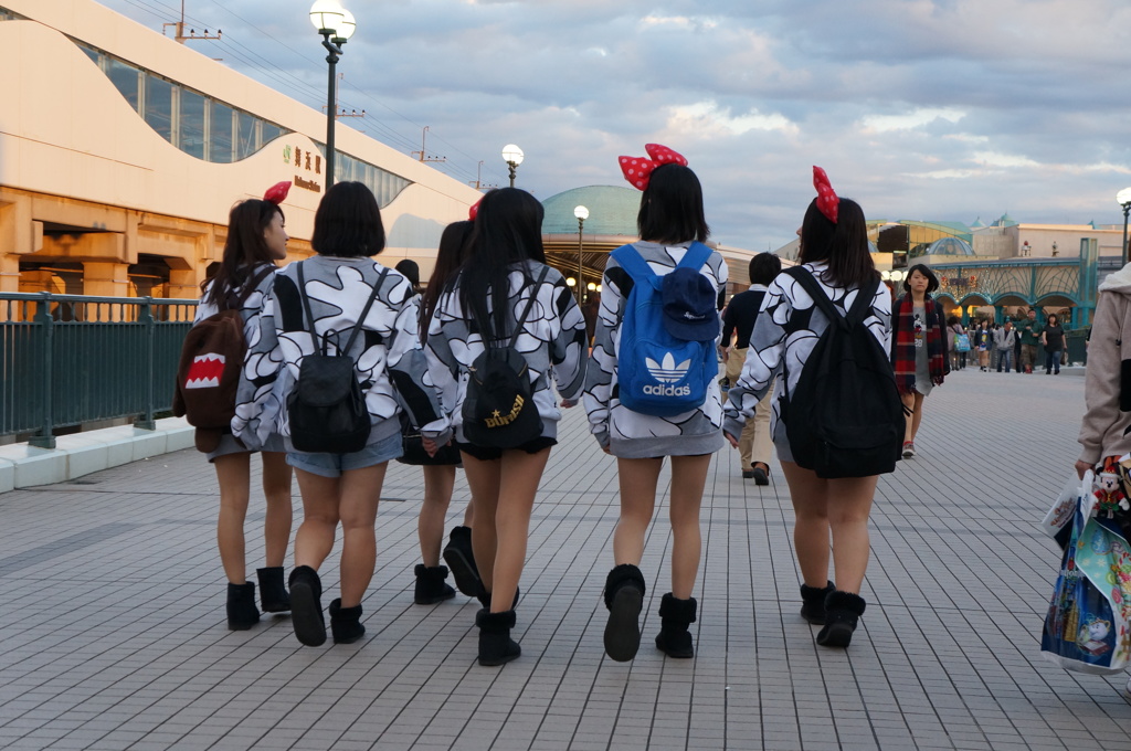 ディズニーランド遊びに行った