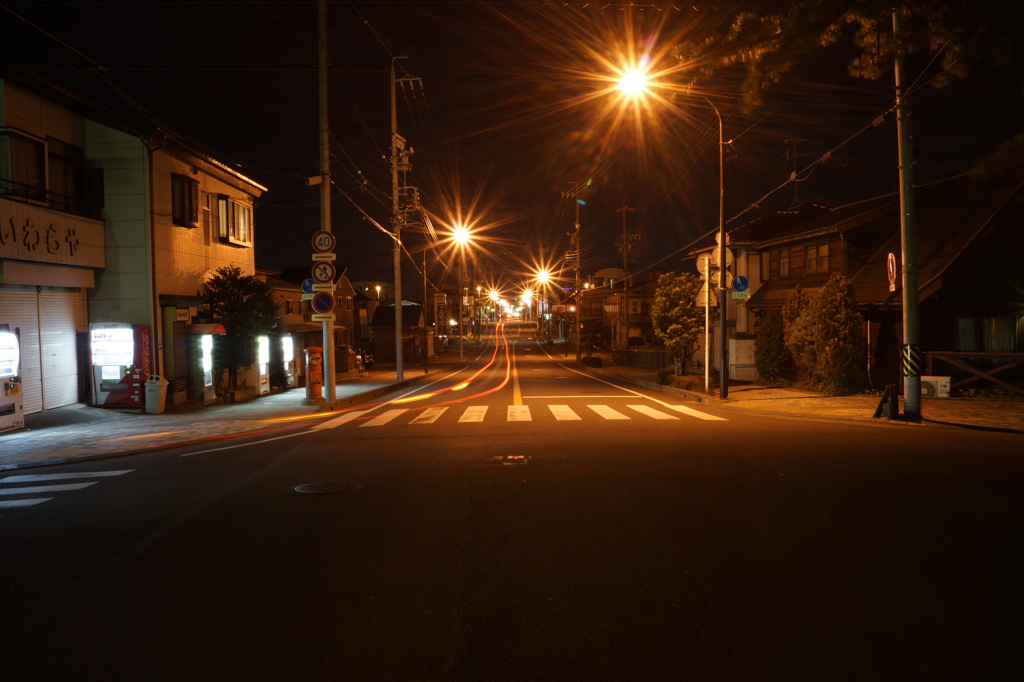 人気の無い夜