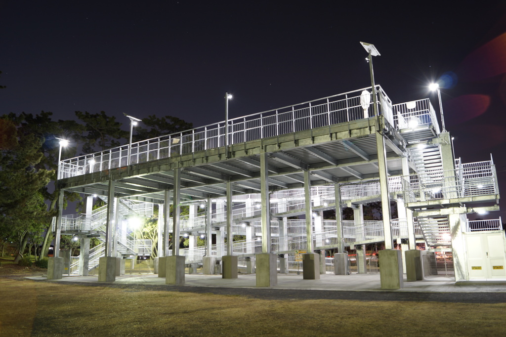 津波に備えて建てられた避難所