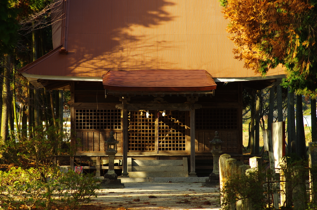 白角折神社　拝殿　【肥前国風土記】