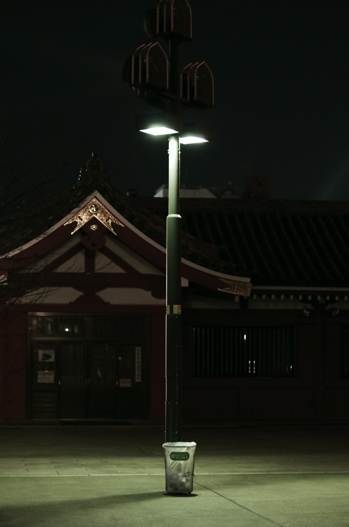 浅草寺にて