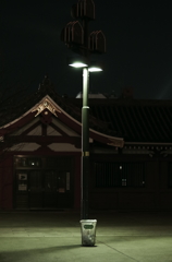 浅草寺にて