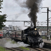 SLもおか_下館駅発車