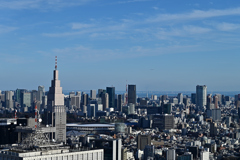 都庁南展望台から