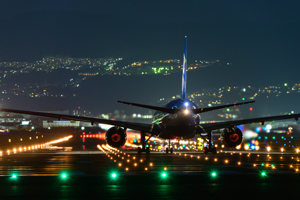 千里川夜景