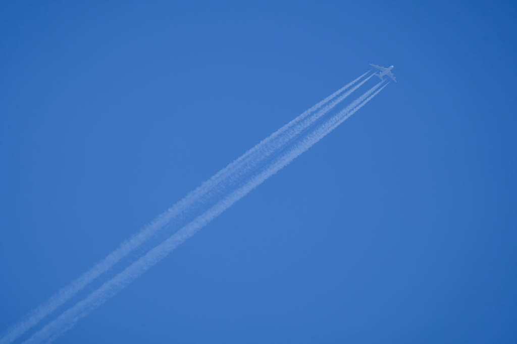 10,000ｍ上空のA380