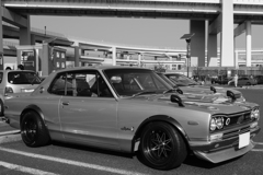 パーキングで見かけたカッコイイ車（SKYLINE GT-R） 