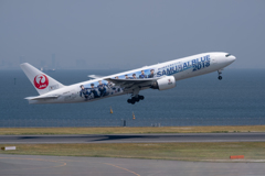 SAMURAI BLUE 応援ジェット　1号機