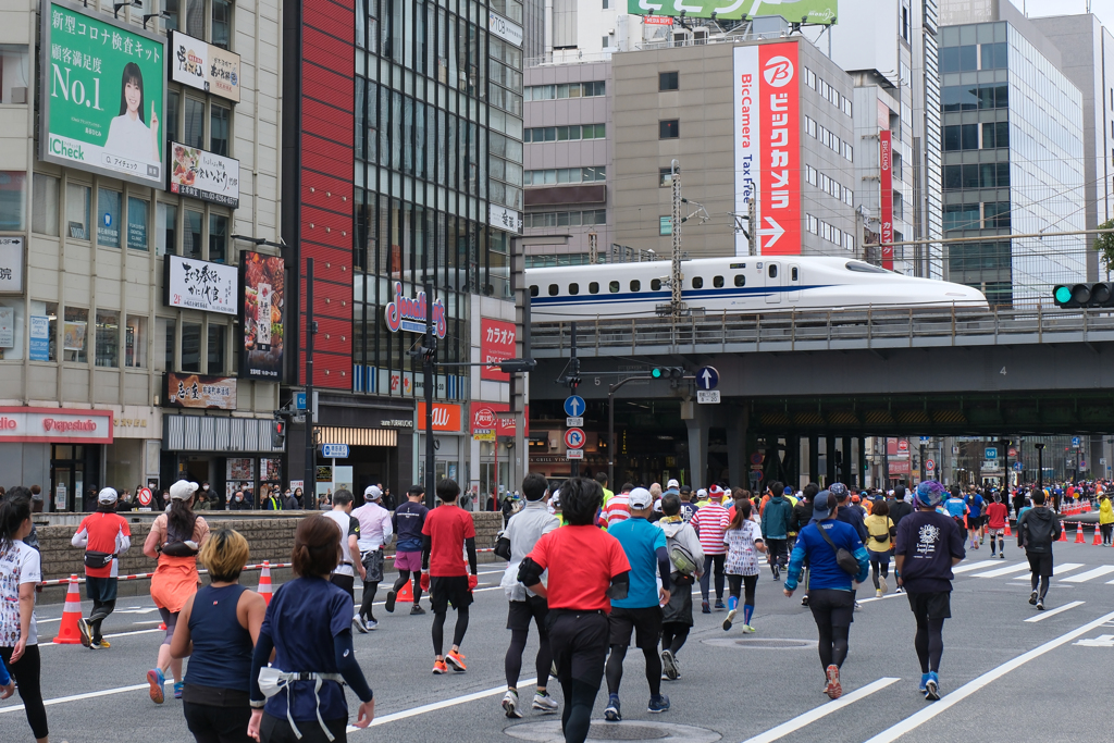 東京マラソン2023（33Km地点）