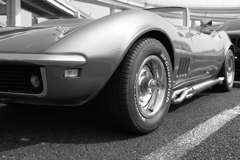 パーキングで見かけたカッコいいクルマ（Corvette）