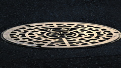 黄昏マンホール