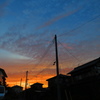 夕暮れ