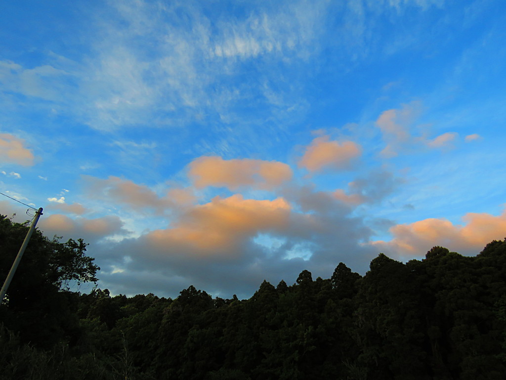 極彩色　夕焼け3