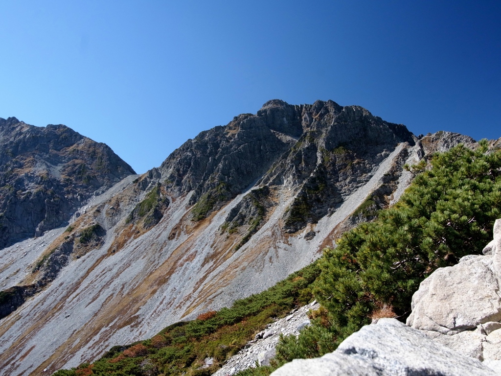 北穂高岳より涸沢岳