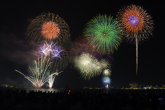 関門海峡花火2016