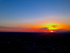夕暮れ
