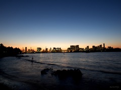 お台場の海