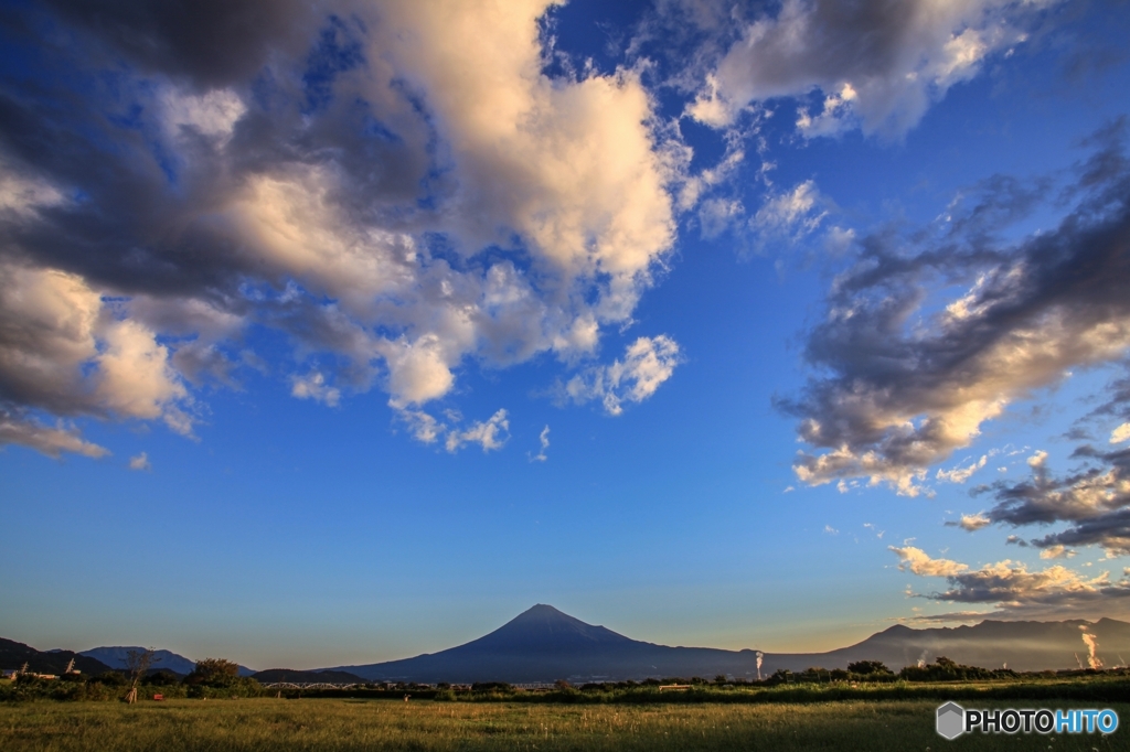 早朝の富士山