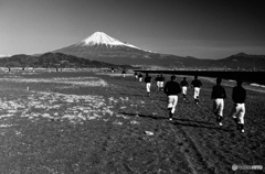 富士山と野球部