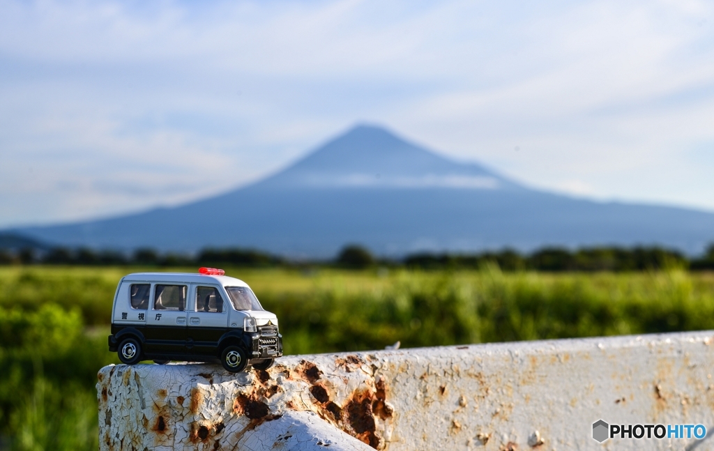 ミニパトと富士山