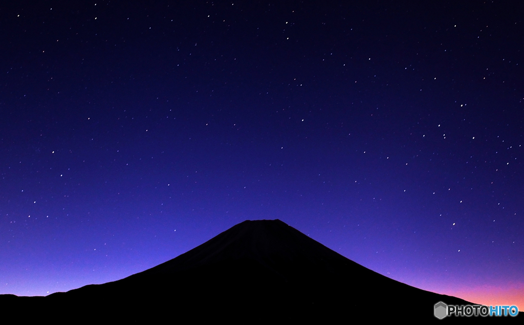 星空の富士山