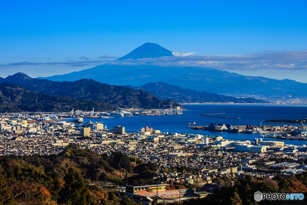 日本平より富士山を望む