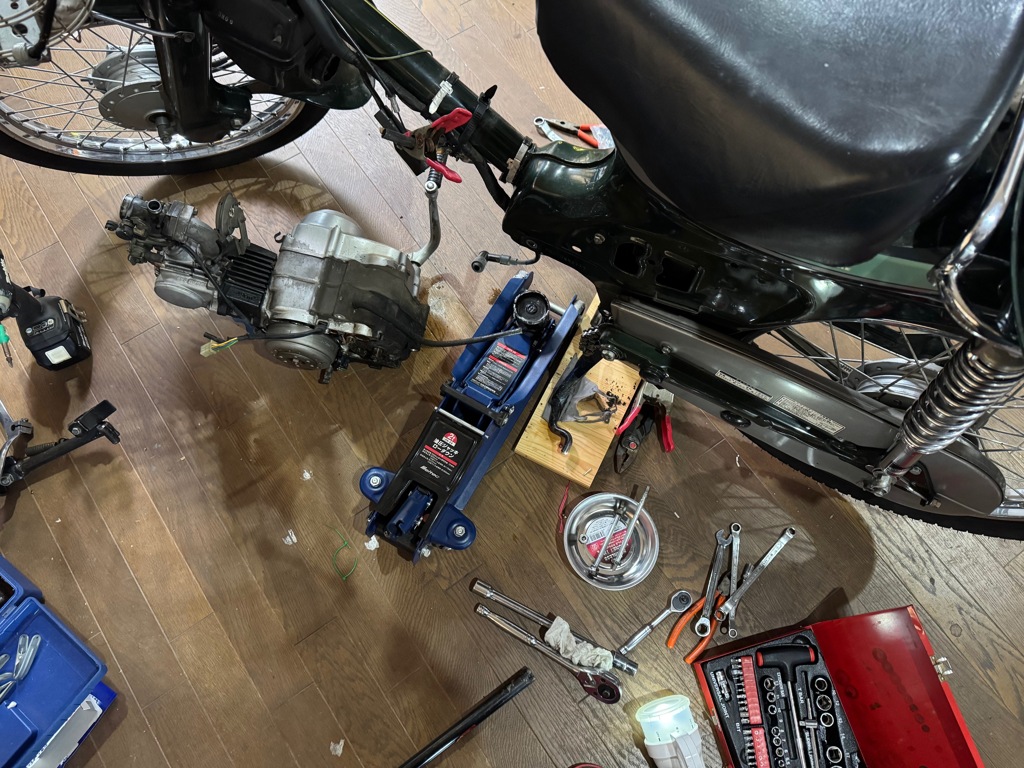 エンジン載せ替え