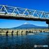 新幹線と富士山