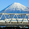 新幹線と富士山