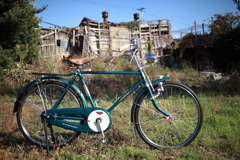 廃墟と自転車