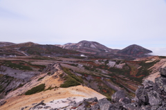 大雪山系 赤岳の紅葉登山 2014