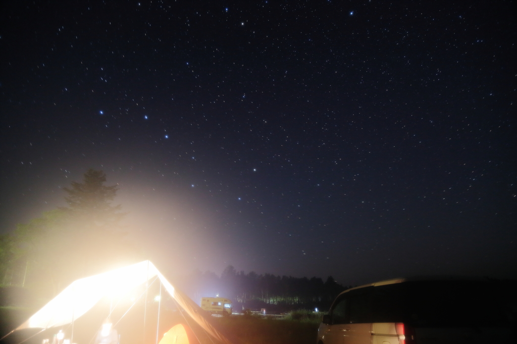 道北　朱鞠内湖の星空