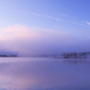 静寂の朝(北海道　朱鞠内湖)