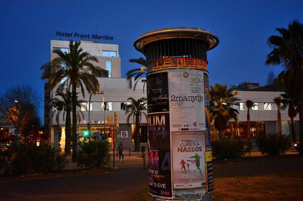 Advertisement in the dawn