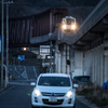 夕刻の鉄道