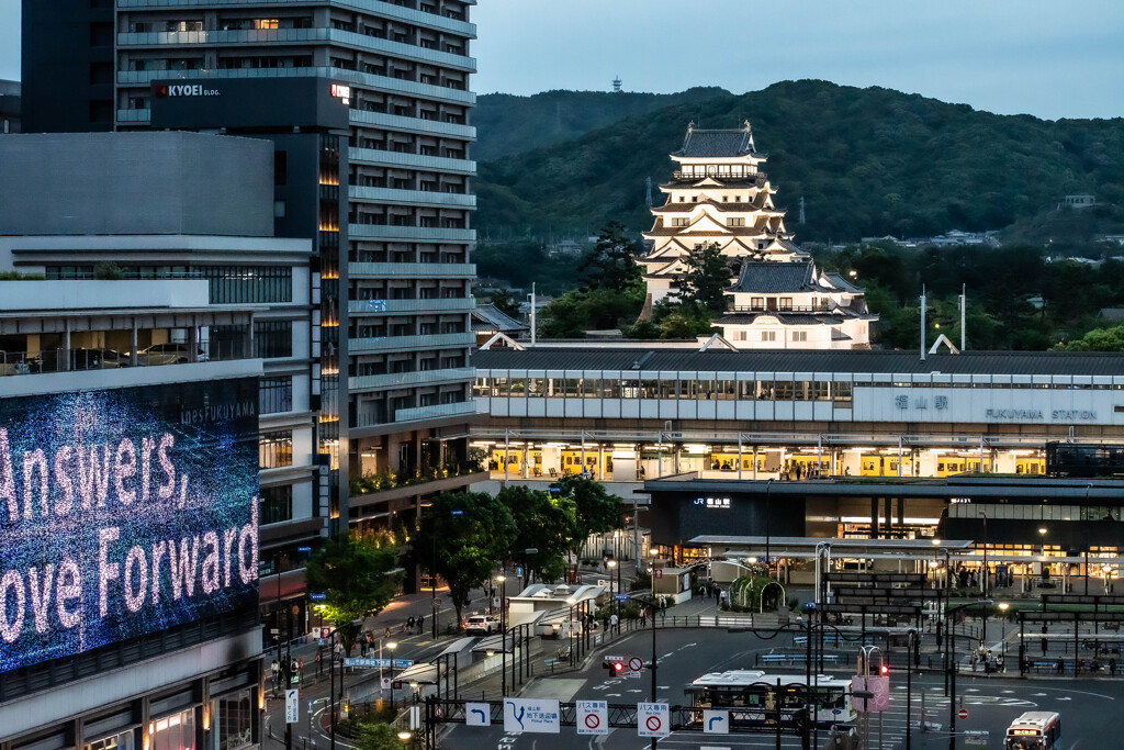 ライトアップ、始まった^^