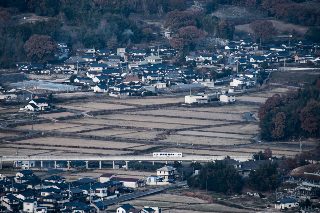 冬近き田園