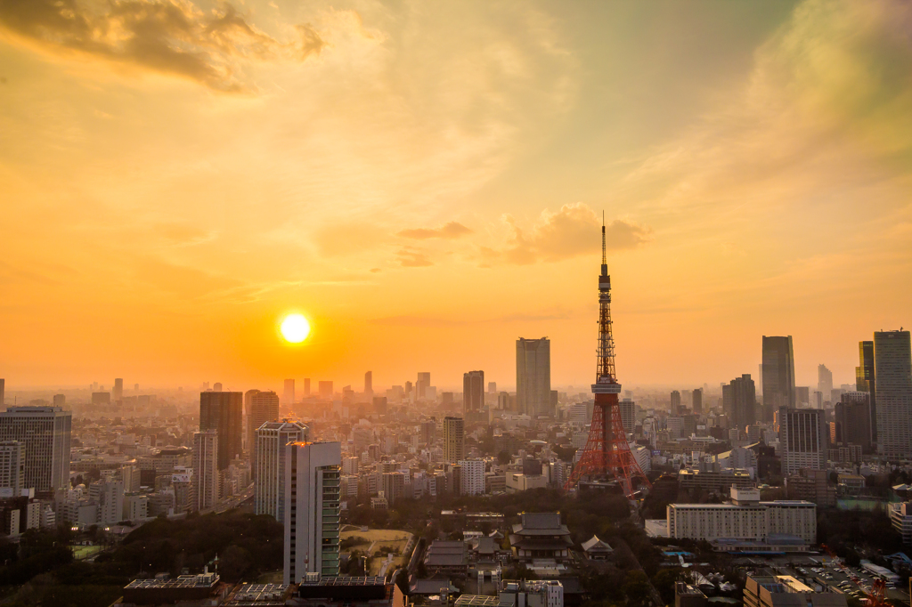 東京夕景