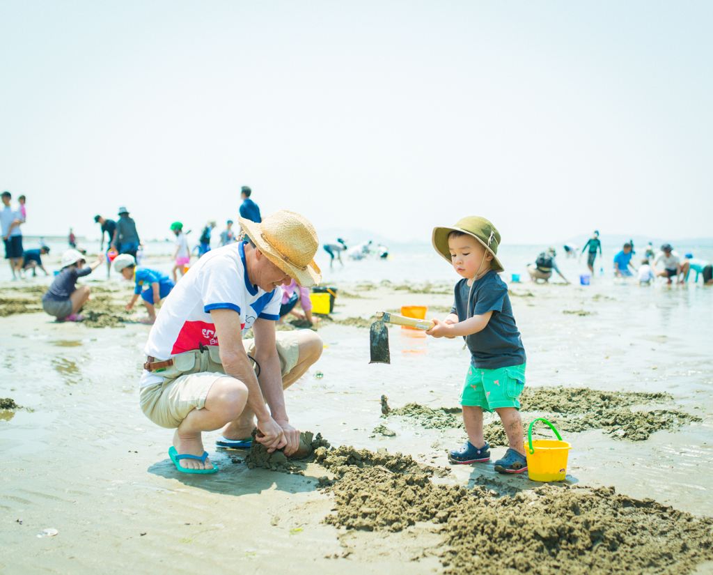Clamming #1 (With grandpa)