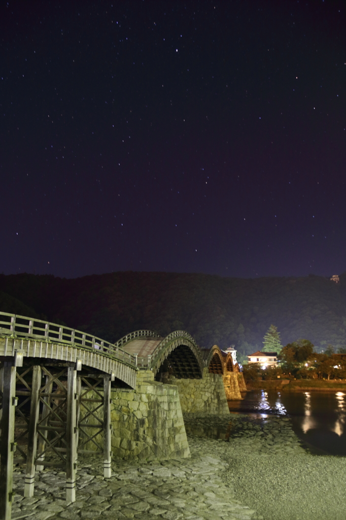 錦帯橋夜景03