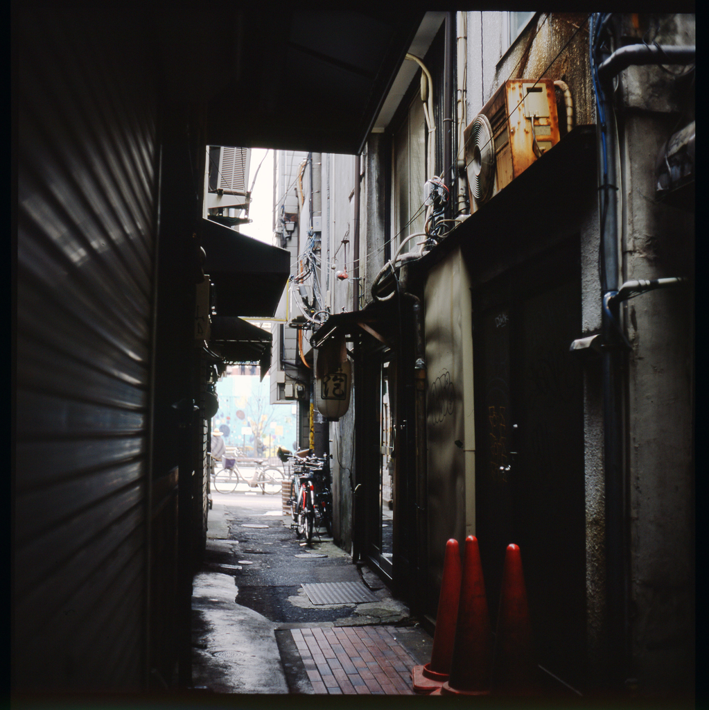 back alley